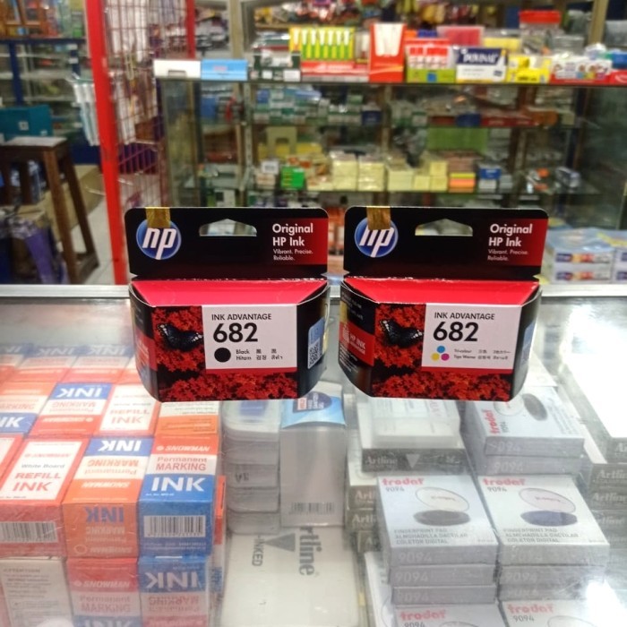 Paket Tinta Hp 682 original