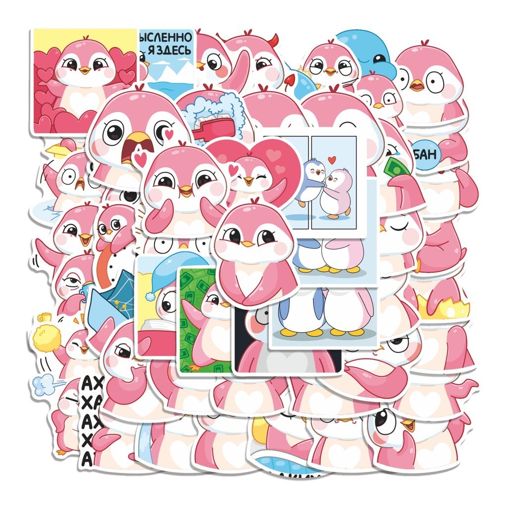 

COD 50 Pcs Stiker MIMI Lucu Anti Air Untuk Dekorasi Notebook Sepeda Skateboard Handphone