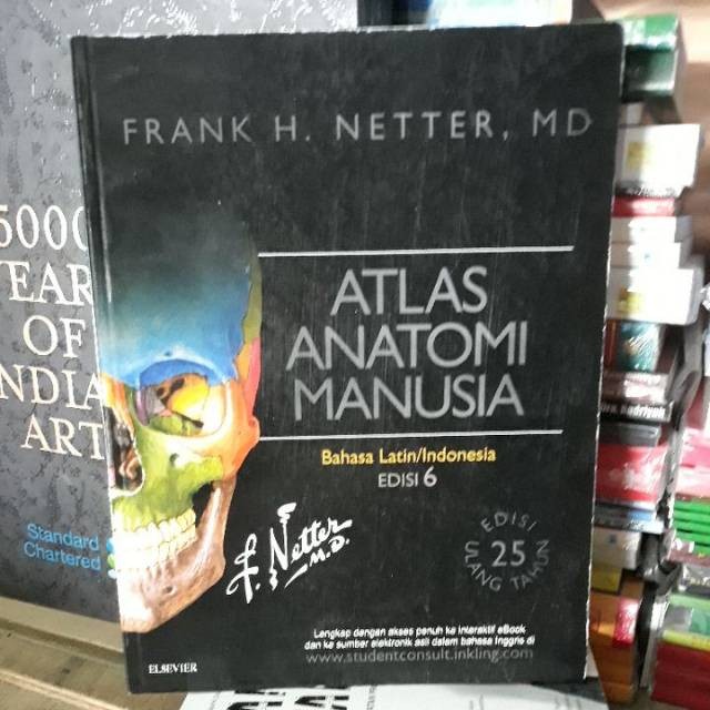 buku Frank H. Netter, MD atlas anatomi manusia
