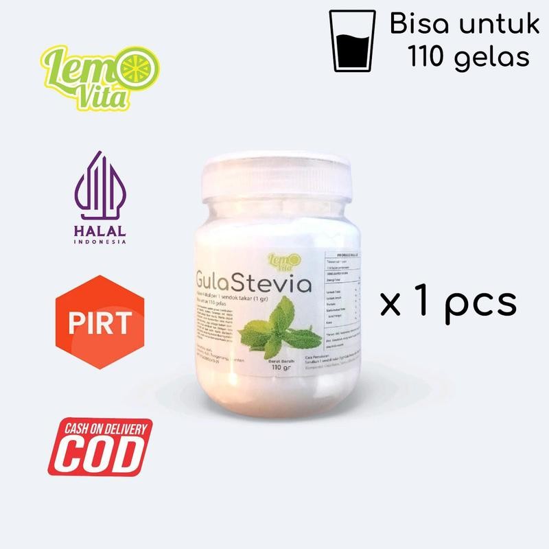 

[Promo Ramadan] GULA STEVIA LEMOVITA 110GR