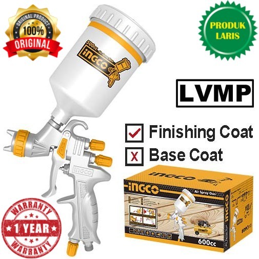 Indrustrial Coating Spray Gun L.V.Mp Magic Original Automotive Auarita Painting Car Tabung Cat Ingco