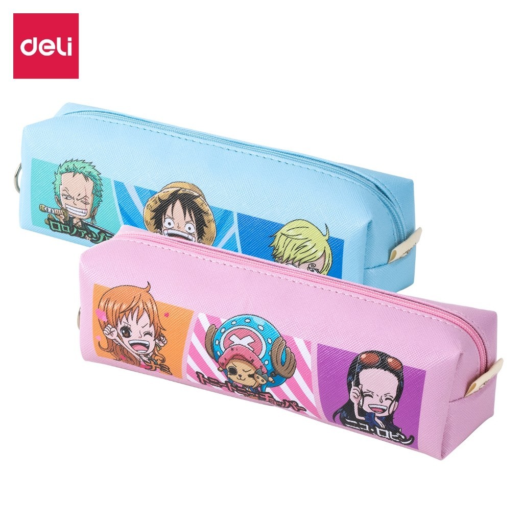 

Deli One Piece School Pencil Case / Tempat Pensil Karakter One Piece Lucu Bahan Kulit Sintesis Muat Banyak EH912