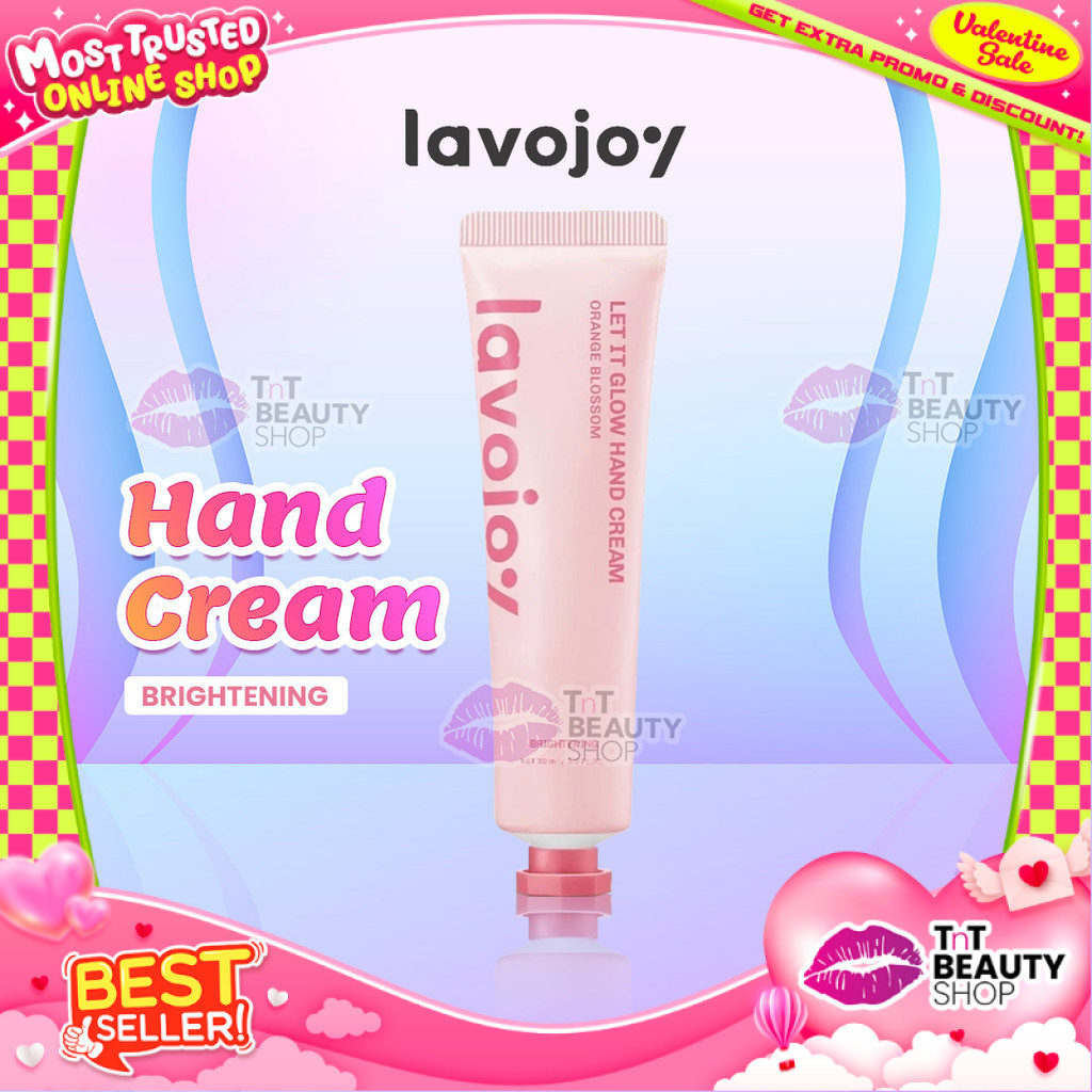 LVJ lavojoy Let It Glow Hand Cream 30ml Niacinamide dan Shea Butter | TnT Beauty Shop