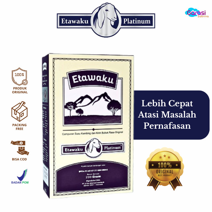 

Etawaku Platinum - Susu Kambing Etawa Original Bantu Atasi Masalah pernafasan Paru Paru & Sesak Nafas