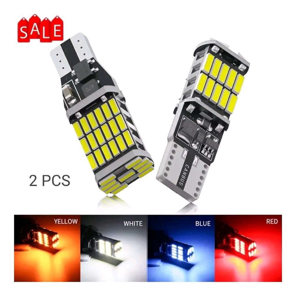 Sein Led T10 Dajjal Lampu Senja Colok DC 45 Mata Diam 12 Volt Sepasang Variasi Motor Beat, Vario, Ge