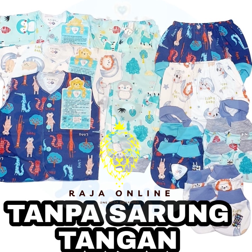Paket baju libby NewBorn Usia 3-6// set hadiah NewBorn Libby// paket baju bayi libby