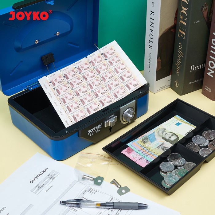 

Cash Box / Kotak Uang / Kotak Kas Joyko CB-26A
