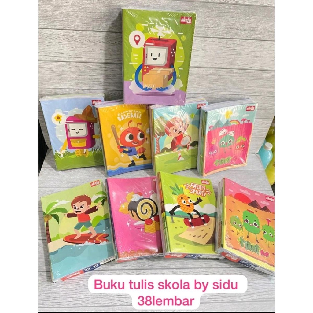 

Buku Tulis Skola 38 Lembar isi 10 Buku - Skola by Sidu