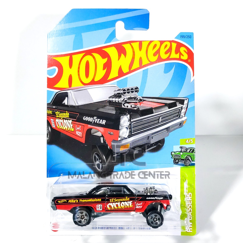 Hot Wheels 65 Mercury Comet Cyclone Hitam L 2023