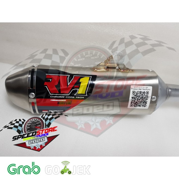 knalpot norifumi RV1 N4 original klx 150 crf dtraker bf asli