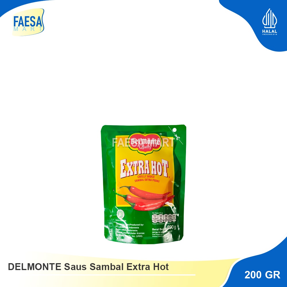 

DELMONTE Saus Sambal Extra Hot 200gr
