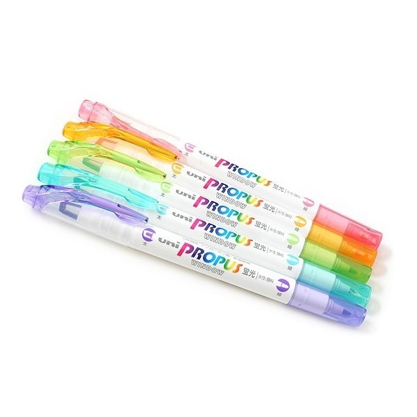 

[Terbaru] Uni Propus Window Soft Color Double-Sided Highlighter