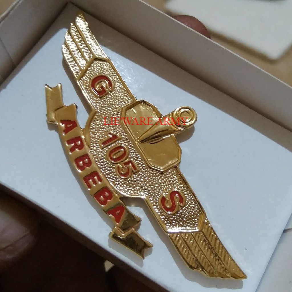 Brevet-pin-wing Tni Ad Armed Arbeba