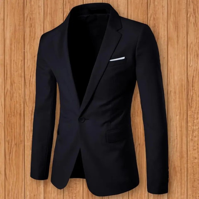 best -[ Blazindo ] Blazer OLIVER (List Putih) - Jas Pria Slimfit Korea Style - S