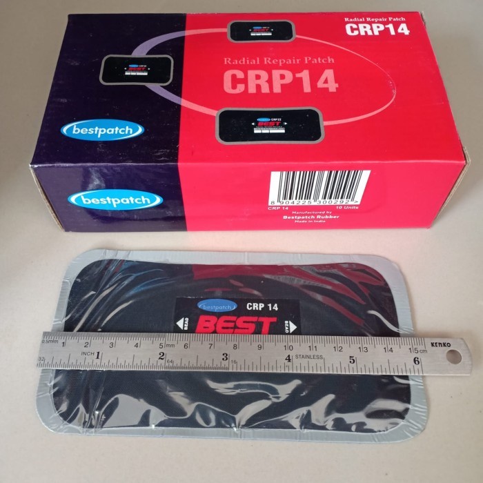 Tip Top Bestpatch CRP 14 - Karet Tambal Ban Luar - 1 Lembar / Biji
