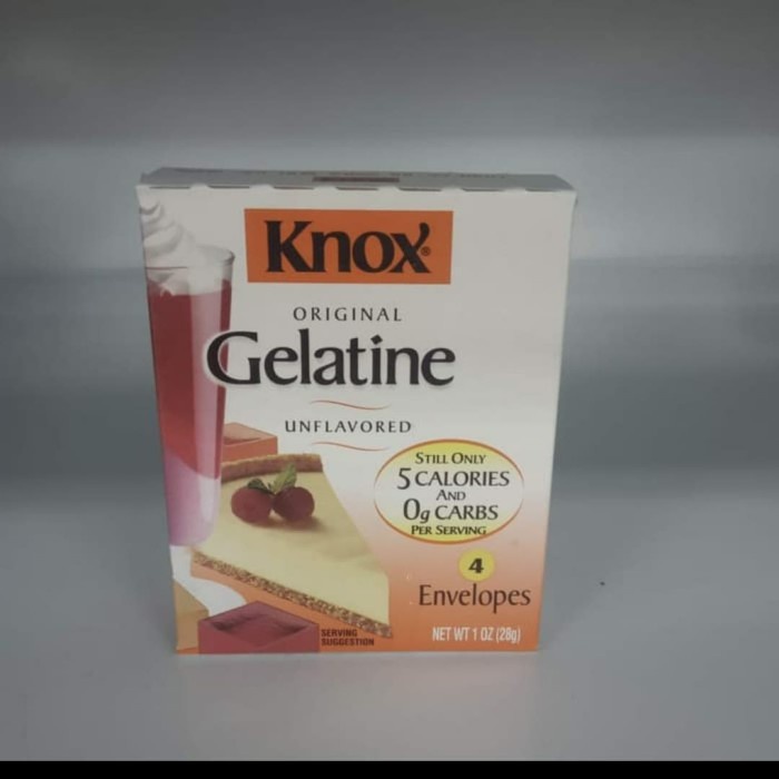 

Termurah [ Best Seller ] knox unflavored gelatin bubuk