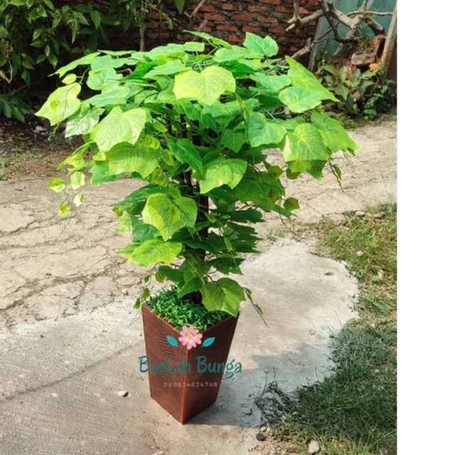 Pohon Plastik Anggur Artificial 100cm/Daun Anggur Plastik/Pohon Anggur Dekorasi Hiasan Rumah/Pohon A