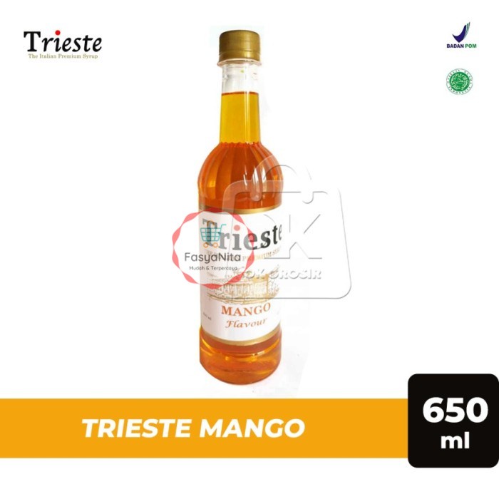 

Mango Syrup Trieste / Sirup Trieste Mangga (Botol 650ml) - FasyAnita Mart Denpasar