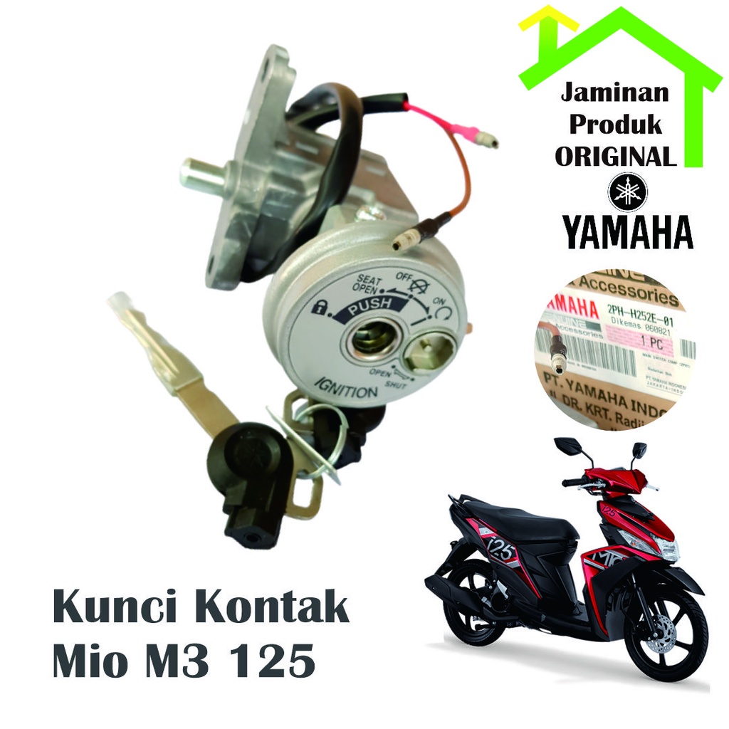 Kunci Kontak Motor  Original Mio M3 Z 125 X Ride125 Yamaha 2PH 1 Set