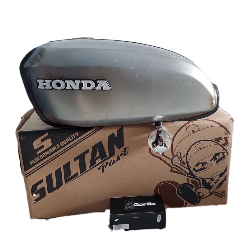 TANGKI HONDA CB 125 SULTAN PART ORI EMBLEM IMPORT KRAN TIGER REVO -Sadean.Classic-