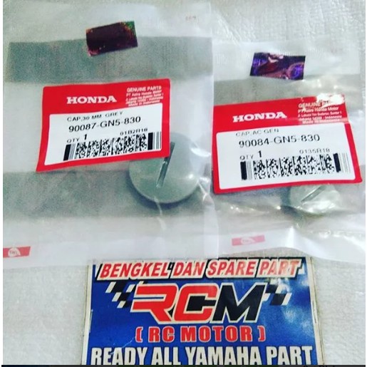 1BIJI TUTUP BLOK MAHNIT MAGNET BESAR KECIL ASTREA GRAND STAR LEGENDA PRIMA SUPRA X ORI ORIGINAL HOND
