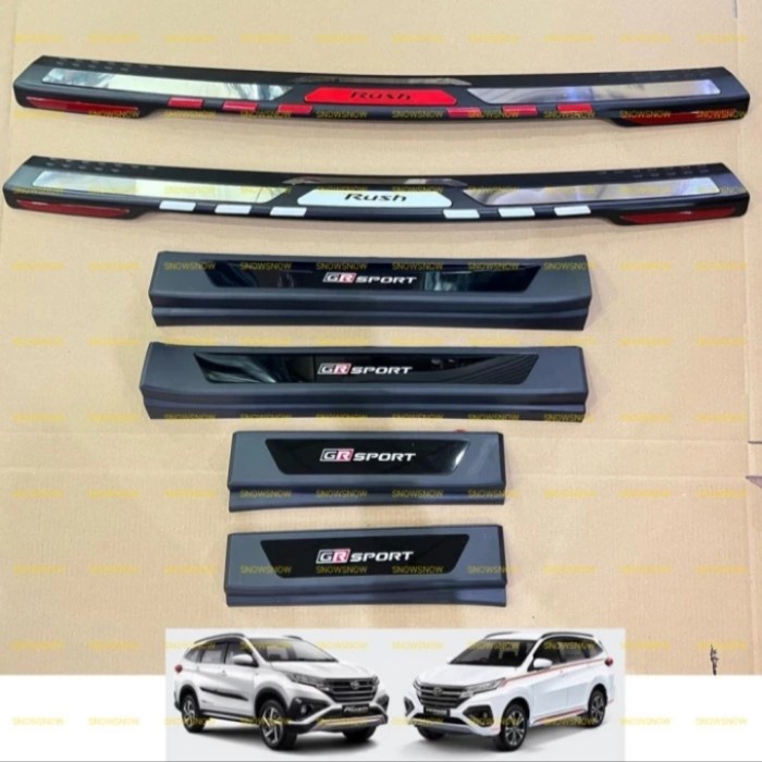 paket sillplate samping belakang All new rush GR SPORT 2018-2024 Aksesoris mobil