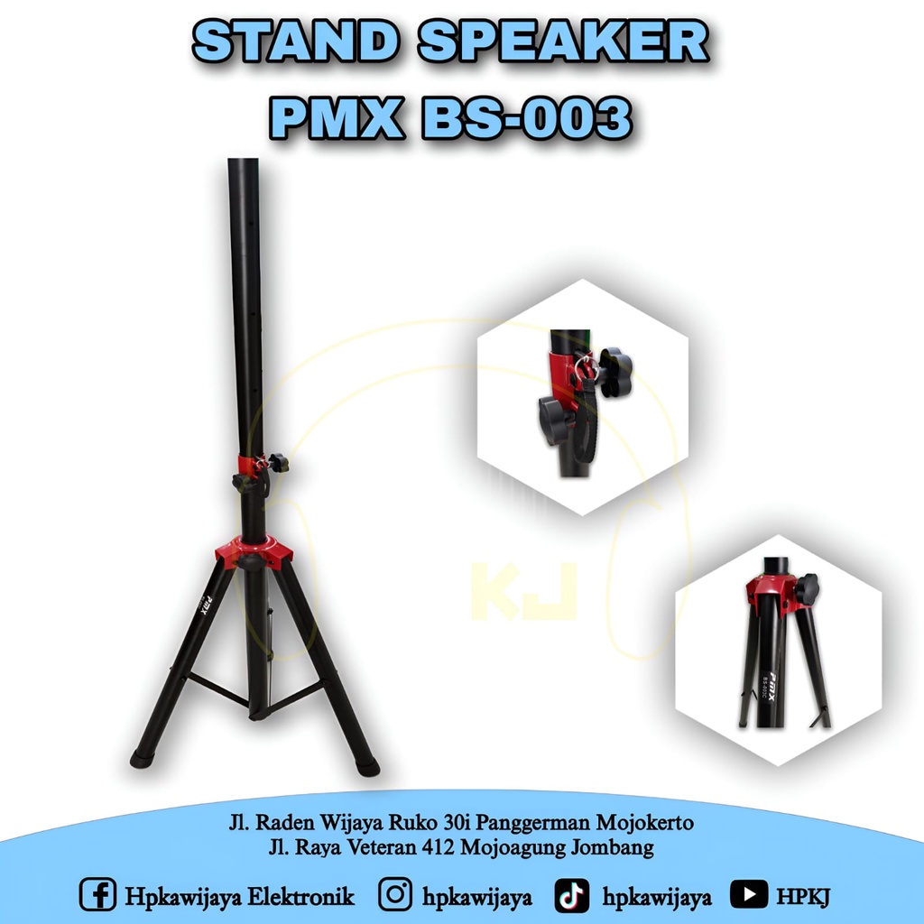 STAND SPEAKER PMX BS-003 Stand speaker besi PMX BS 003