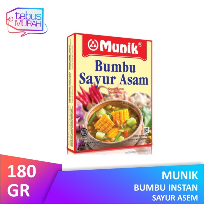 

MurMer Munik Bumbu Sayur Asem 180gr