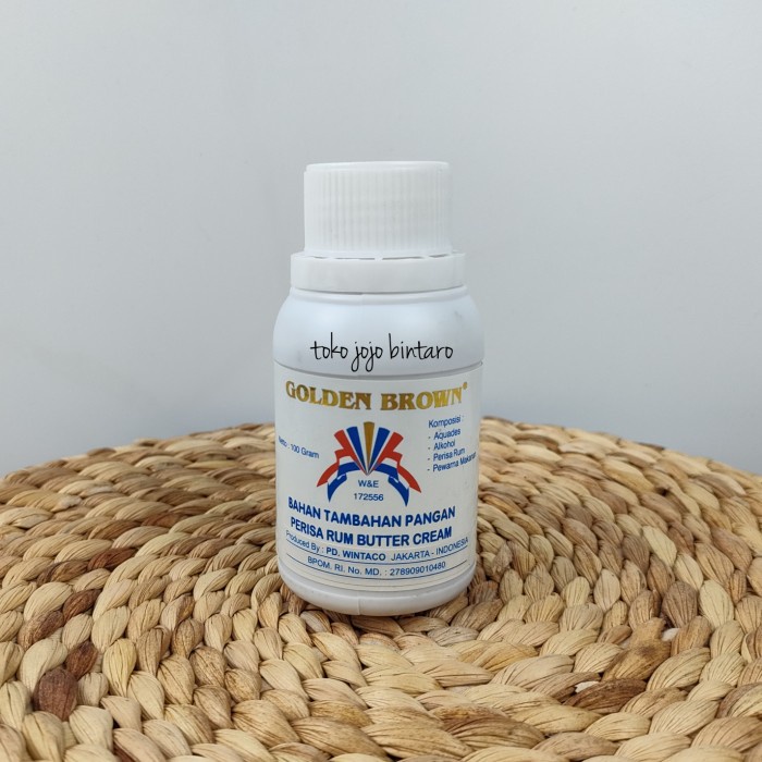 

New Produk Terlaris GOLDEN BROWN PERISA RUM BUTTER CREAM 100 GRAM GBRBCR RUM BUTTER CREAM