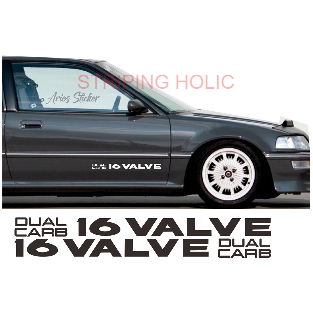 STIKER 16 VALVE GRAND CIVIC NOUVA LX