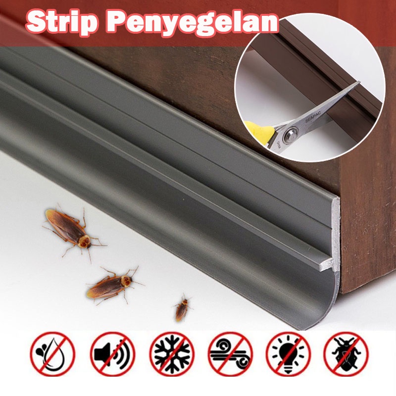 Penutup Lubang Bawah Pintu Door Bottom Seal  Lubang Bawah Pintu Penghalang Debu Serangga Anti Kecoa 