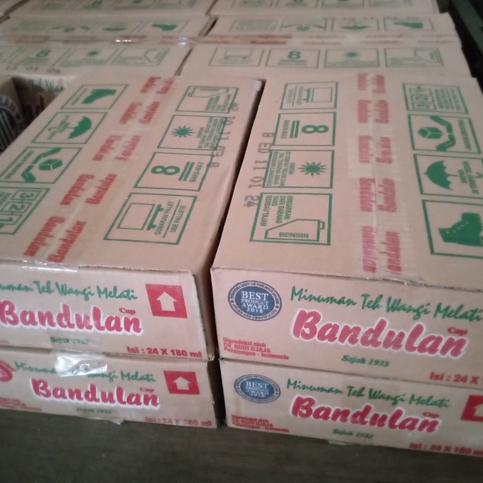 

✨PROMO✨ -Teh bandulan gelas wangi melati 1 dus isi 24 gelas / teh Pekalongan