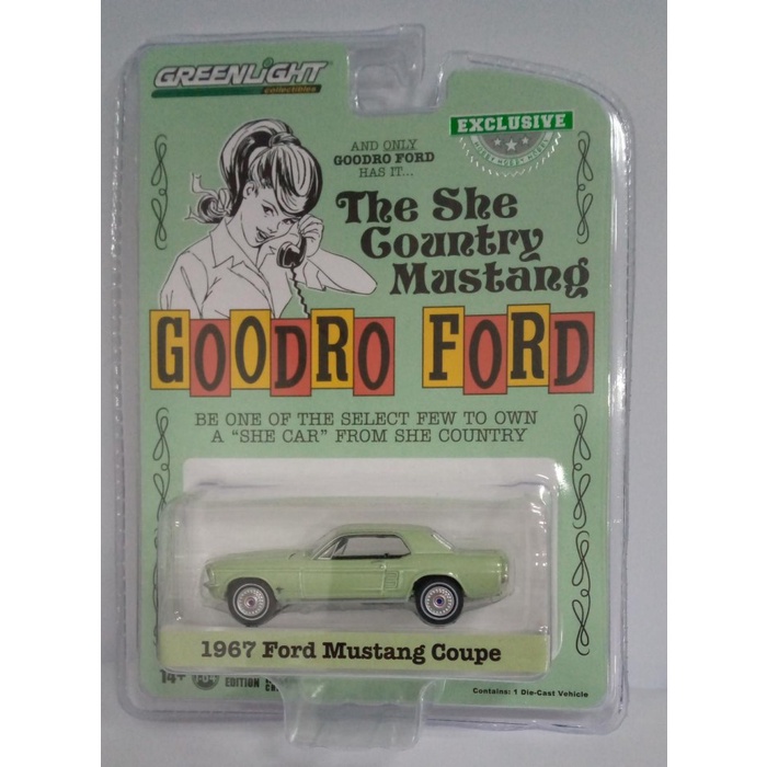 Greenlight 1/64 1967 Ford Mustang Coupe (30353)