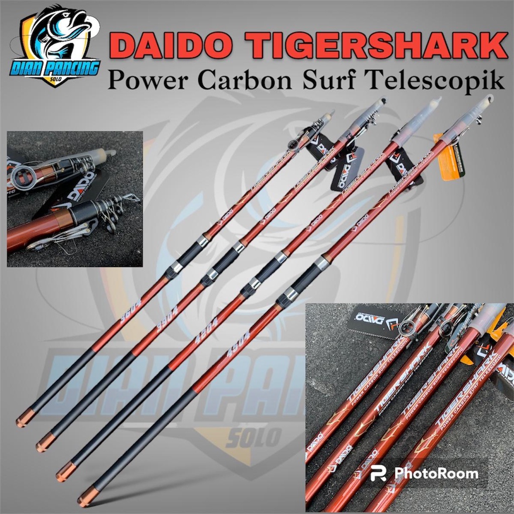 Joran Pancing TegekTelescopic Sangat Kuat dan Ringan Terbaru untuk Laut, Pantai dan Galatama