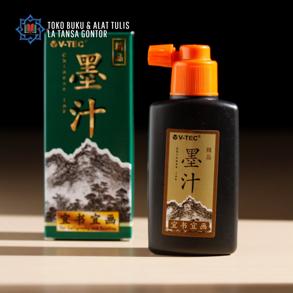 

TINTA CINA / TINTA KALIGRAFI / CHINESE INK / V-TEC 50 & 100 ML
