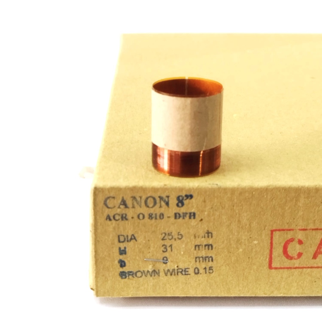 Spool Loudspeaker 8inch Canon Capton