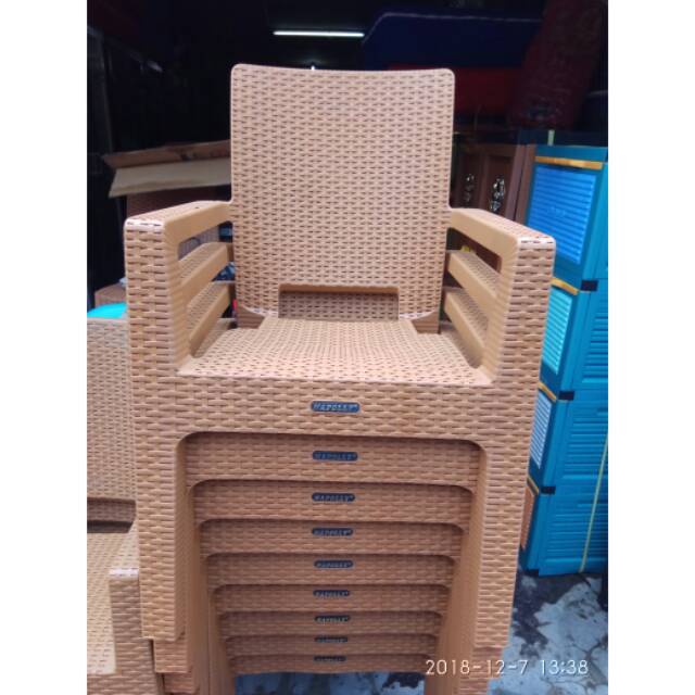 Kursi Plastik Napolly Big 8R3 Arm (Paling Termurah)