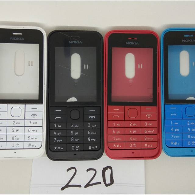CASING NOKIA 220 depan belakang NOKIA 220 KESING HOUSING CASE