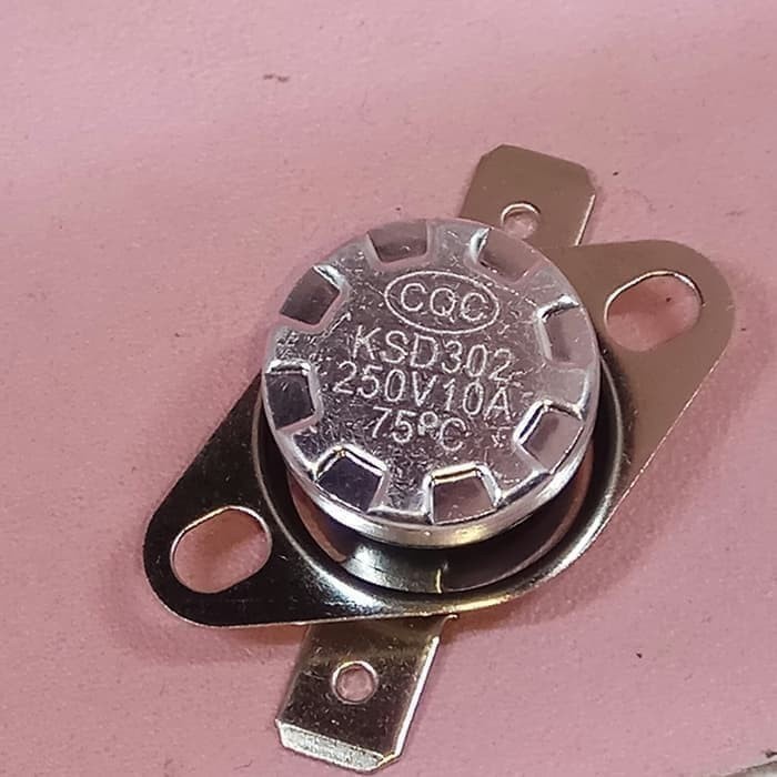 THERMOSTAT / THERMOCONTROL KSD302, ( 75 Derajat Celcius),.THERMOSTAT / THERMOCONTROL KSD302, ( 75 De