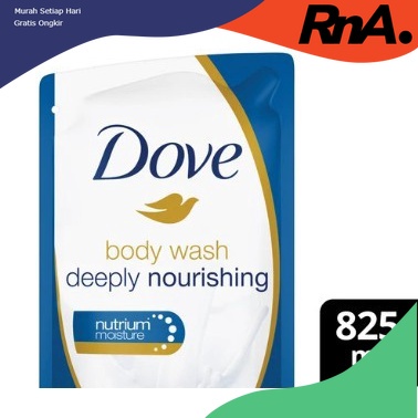 DOVE Deeply Nourishing Body Wash Refill 850 ml 850ml Sabun Mandi Cair