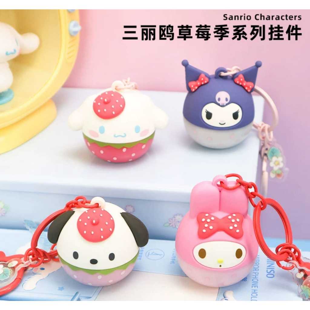 Gantungan Kunci Lampu Miniso Melody Pochacco Kuromi Cinnamoroll
