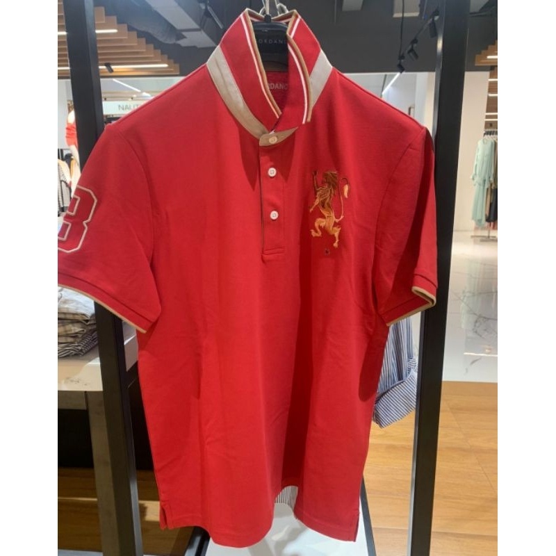FLASH SALE 100% ORIGINAL on sale baju giordano men polo shirt cowok original lion 3d classic