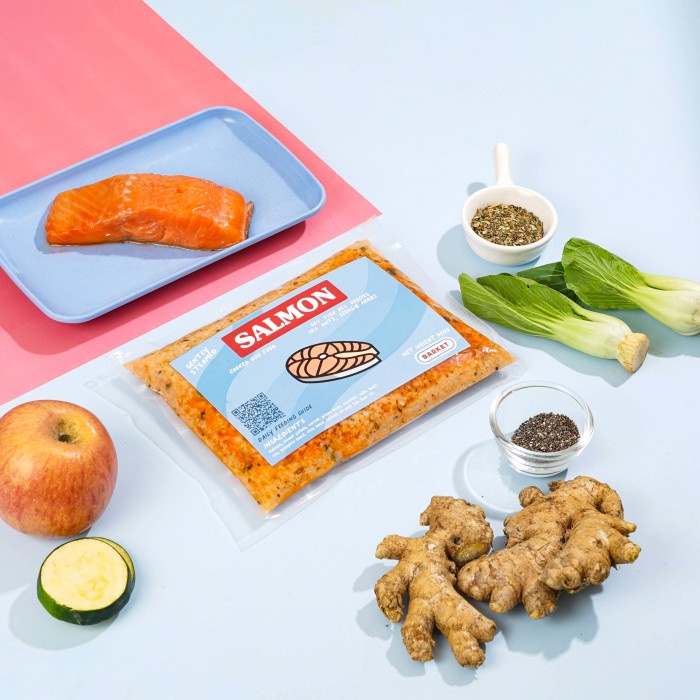 BARKET Salmon Cooked Dog Food Makanan Anjing Matang Ikan Sehat Alami