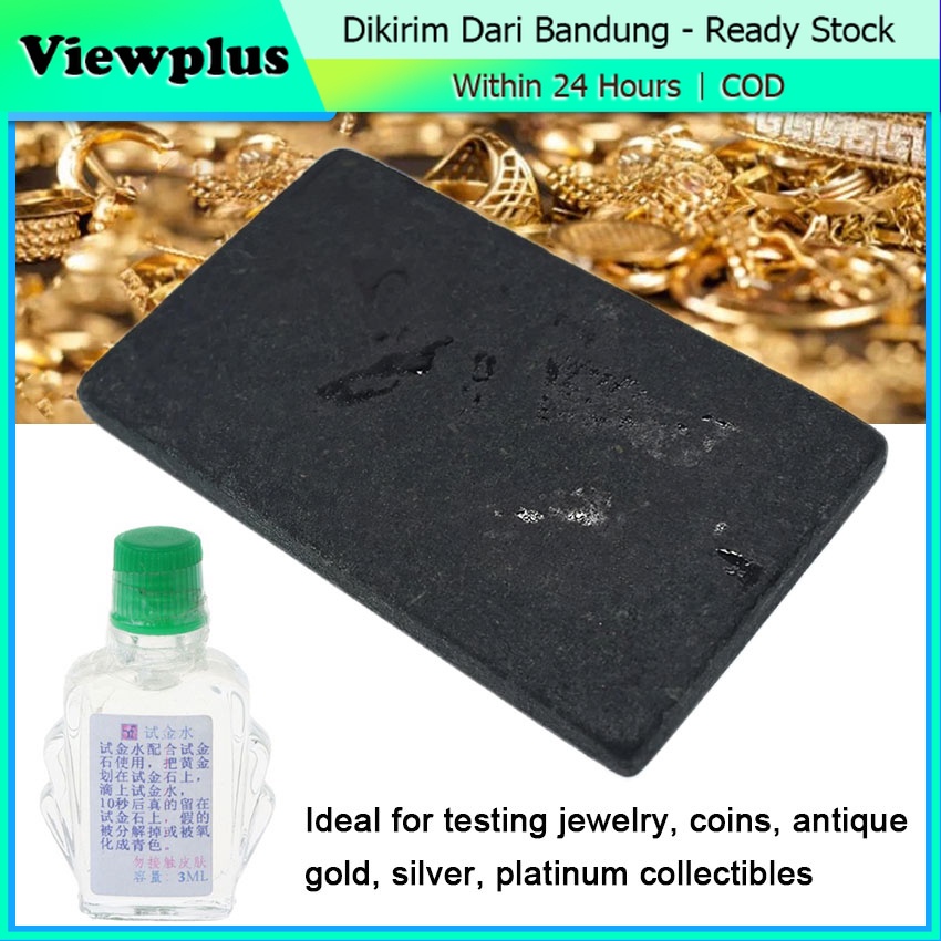 Cairan Batu Uji Emas Alat Tes Uji Emas Batu Gosok Uji Kadar Emas
