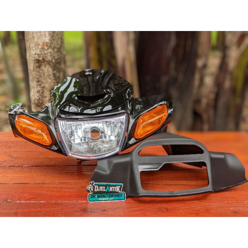 [COD] BATOK DEPAN BELAKANG FIZ R FIZR F1ZR HITAM SET REFLEKTOR SEIN KUNING DAN VISOR BATOK DEPAN BEL