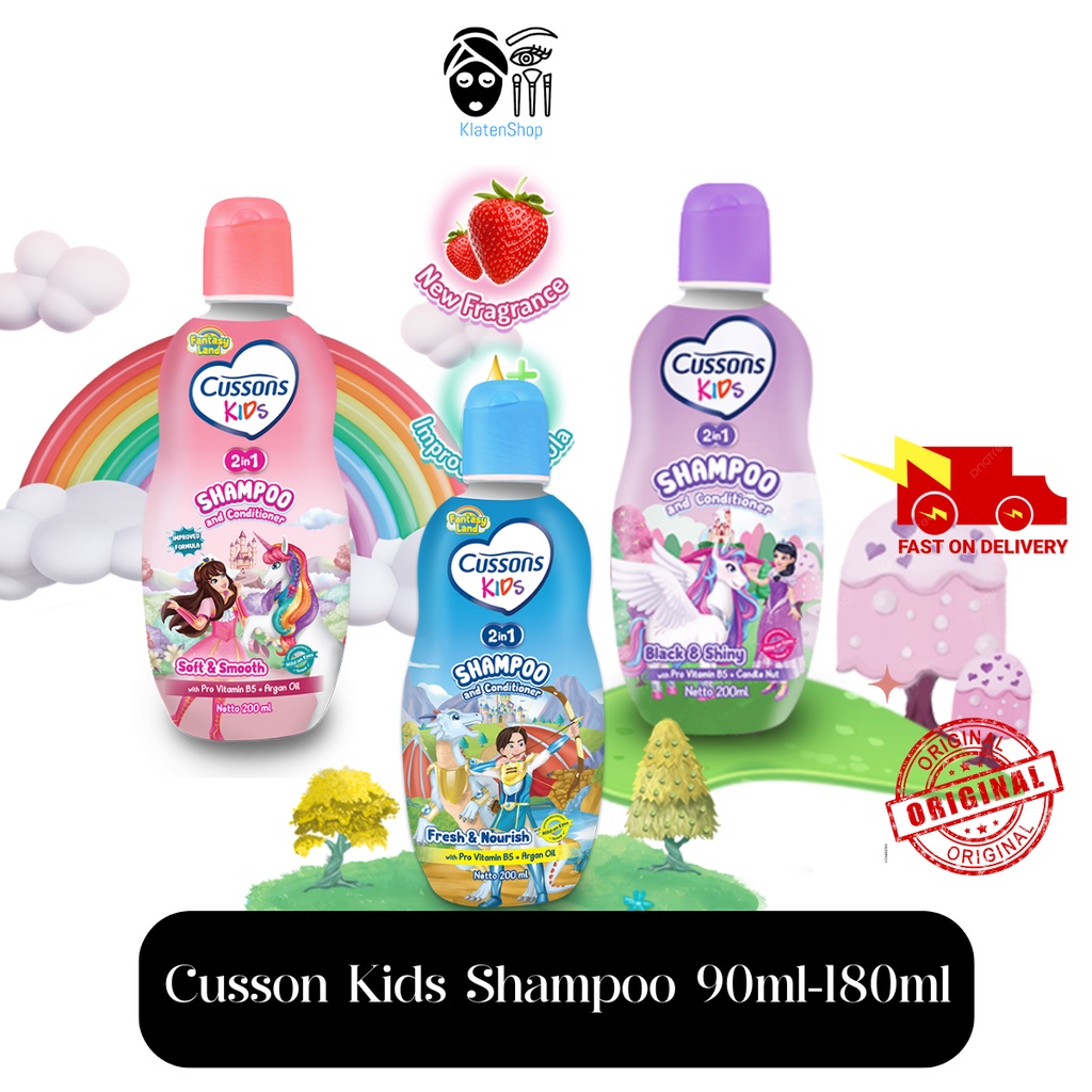 Cusson Kids 2 IN 1 Shampoo & Conditioner 90ml-180ml