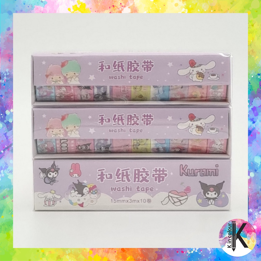 

Washi-Tape Cute Sanrio 1 Set isi 10