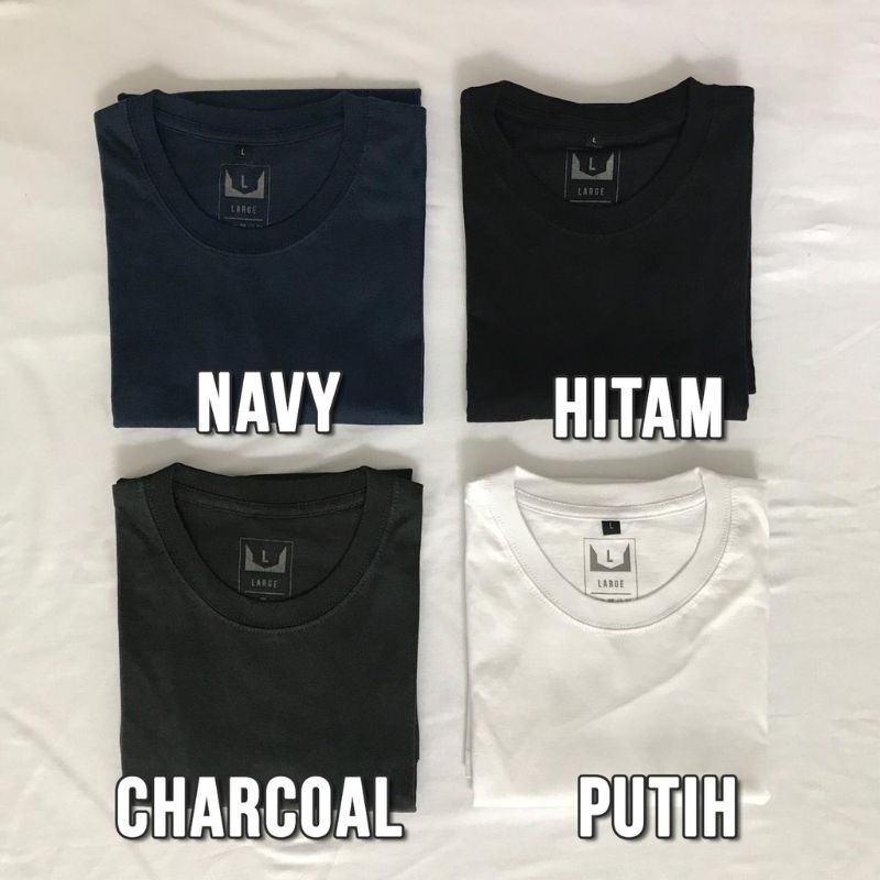 KAOS POLOS LENGAN PENDEK COTTON COMBED 30S - KATUN COMBET SHIRT SOURCE SUMBERBERKAH_JAYA