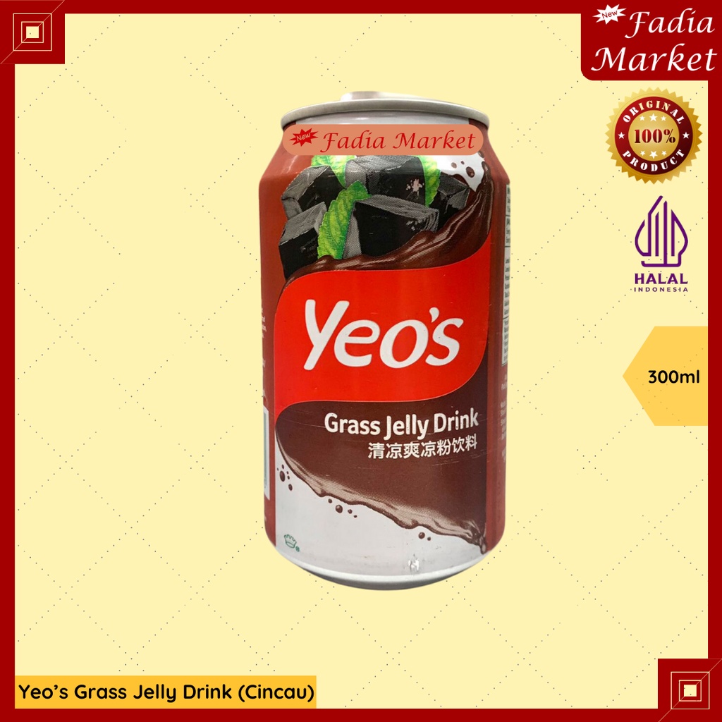 

Yeos Grass Jelly Minuman Cincau Kaleng 300ml