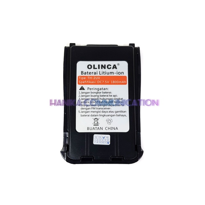 [AN] Baterai HT Olinca TH-2UV Berlin FM-V8 Batre Batere Handie Talkie TH2UV